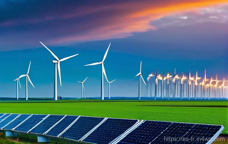 그린 수소와 기후 변화 정책의 연계성 - **Green Hydrogen: The Clean Energy Catalyst**
A vibrant and futuristic industrial landscape at s...