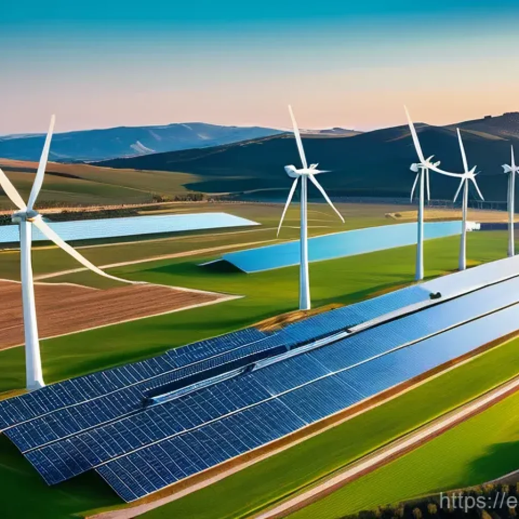 그린 수소와 산업 폐기물 활용 - **Prompt 1: The Dawn of a Green Hydrogen Era in Spain**
A vibrant, panoramic image showcasing a ...